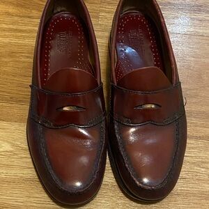 G.H. Bass & Co. Burgundy Leather Loafers